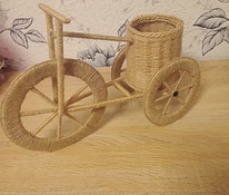 Велосипед подставка из джута