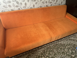 Раскладной диван и кресло