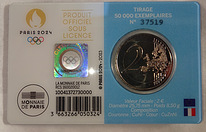 Монета будущих Олимпийских игр 2024 года, оригинал