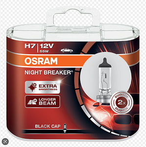 H7 Night Breaker Black Cap DUO (2tk)