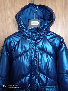Зимняя удлиненная куртка на девочку подростка р 158
