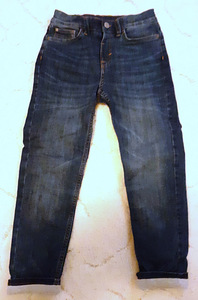 Детские утеплённые джинсы, размер 128