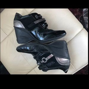 Женские кроссовки на подошве на липучке Freemood кожаные туфли №41