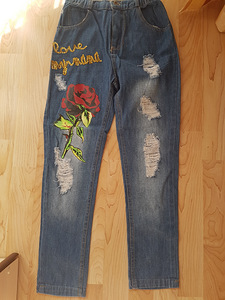 Новые джинсы, размер 134/140