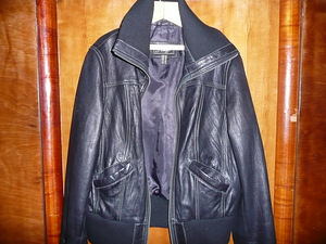 Кожаная куртка petroff, размер 42 XS NEW !!
