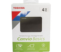 НОВЫЙ! HDD Toshiba Canvio Basics 4TB 2.5" Black HDTB540EK3CA