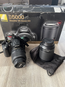 Nikon d5000 + комплект 55 – 200мм