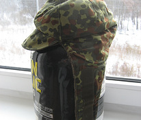 Немецкая армия осень-зима теплая шапка камуфляжная