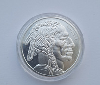 Серебряная монета 1 OZ AMERICAN BUFFALO BU