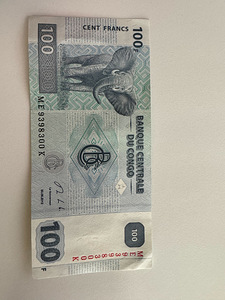 Банкнота 100 Демократической Республики Конго