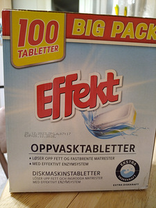 Nõudepesumasina tabletid 100 tk