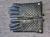 Guess перчатки кожаные, размер M (скорее S)
