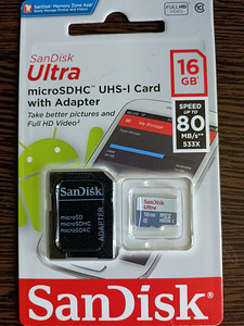 Mälukaart microSDHC 16 GB