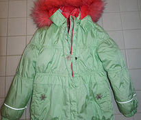 Lenne зимняя куртка р116 + пушистые зимние брюки H&M р104