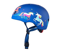 Детский шлем mICRO 'Unicorn' XS (46-50см), со светодиодной п