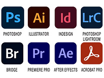 Adobe Photoshop Illustrator InDesign Premiere Acrobat Pro