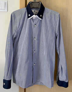 Рубашка для мальчика коллекция Marconi с.134, 9 лет, одевалась 1 раз