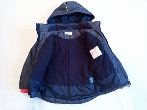 Джинсового цвета куртка детская H&M 116см
