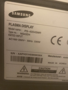 Samsung PS-42D4SMR