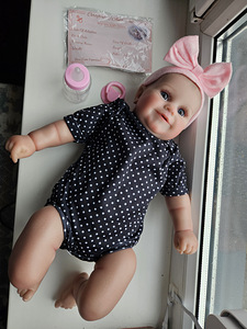 Новая кукла-реборн, реалистично выглядящий младенец 43 см
