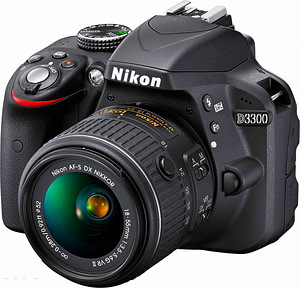 Peegelkaamera Nikon D3300 + laadija