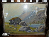Оттенберг Борис Фридрих (1891-1946) Норвежский пейзаж .1933
