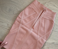 Бандажная розовая юбка XS / S
