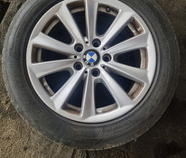 Легкосплавные диски BMW F11 и летние шины 225/55 R17