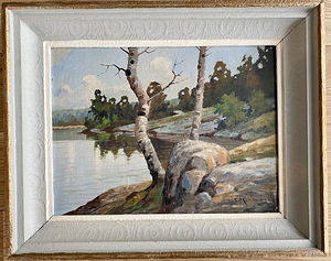 Soome maalikunstniku Ejnar Kohlmanni maal, 40x31,5cm.