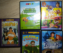 CD диски, детские мультфильмы, 1 евро / шт