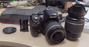 Pentax K50 + kit 18-55 + 50-200