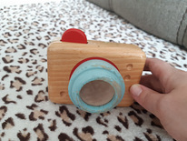 Деревянный фотоаппарат для детей