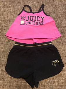 Juicy couture шорты и топ , шорты и топ (новинка)
