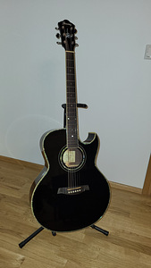 Ibanez JSA10-BK Joe Satriani sig. elektroakustiline kitarr