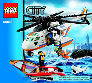 Лего Сити 60013 Вертолет береговой охраны