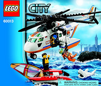 Лего Сити 60013 Вертолет береговой охраны