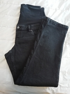 Sinsay прямые черные джинсы для беременных