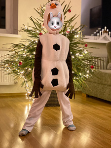 Новогодний костюм снеговика Олафа