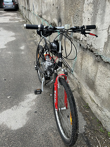 Велосипед с мотором 110 сс