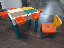 Laste lego laud ja tool