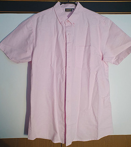 Heleroosa meeste triiksärk\розовая мужская рубашка