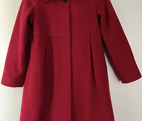 Шерстяное пальто для девочек весна/осень размер 134