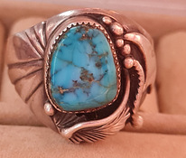 Серебряное кольцо с природным камнем
