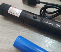 Мощный зеленый лазер+аккумулятор+зарядное устройство! НОВЫЙ!