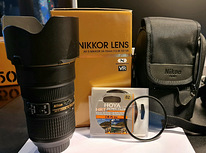 Nikon AF-S Nikkor 24-70 objektiiv+ AF-S Nikkor70-300