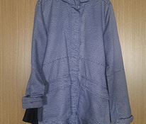 Куртка для девочки с капюшоном удлиненная р-р 146