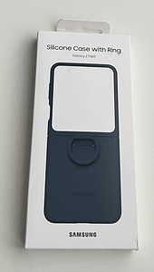 Samsung Galaxy Flip5 Silicone Case with Ring , Indigo