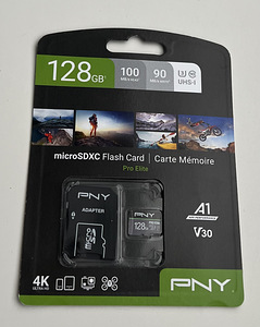 PNY MicroSDXC Pro Elite Flash Card 128GB
