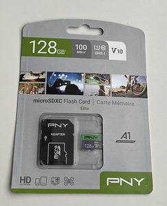PNY MicroSDXC Elite Flash Card 128GB