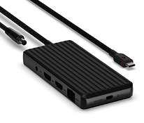 Unisynk 9 Port Dual Display USB-C Docking Station , Black
